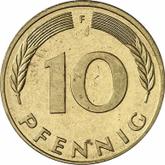 Obverse 10 Pfennig 1985 F