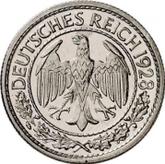 Obverse 50 Reichspfennig 1928 F