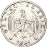 Obverse 3 Reichsmark 1931 G