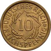 Obverse 10 Reichspfennig 1935 J