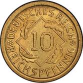 Obverse 10 Reichspfennig 1935 A