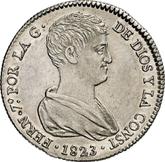 Obverse 4 Reales 1823 LL