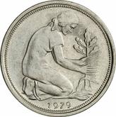 Reverse 50 Pfennig 1979 D