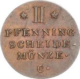 Reverse 2 Pfennig 1817 C