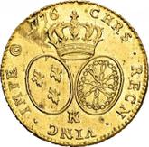 Reverse Double Louis d'Or 1776 K