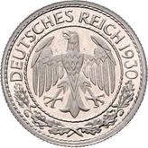 Obverse 50 Reichspfennig 1930 G