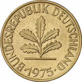 Reverse 10 Pfennig 1975 G
