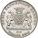 Obverse Thaler 1863 50th Anniversary of the Liberation Wars