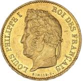 Obverse 40 Francs 1834 L