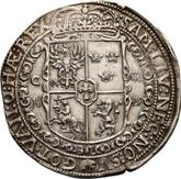 Reverse Thaler 1645 C DC With a sword