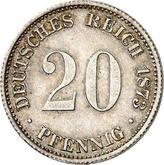 Obverse 20 Pfennig 1873 C