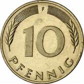 Obverse 10 Pfennig 1988 F