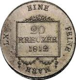 Reverse 20 Kreuzer 1812