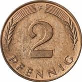 Obverse 2 Pfennig 1989 F