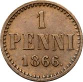 Reverse 1 Penni 1866