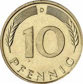 Obverse 10 Pfennig 1988 D