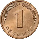 Obverse 1 Pfennig 1977 F