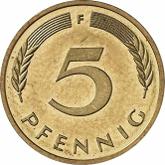 Obverse 5 Pfennig 1997 F