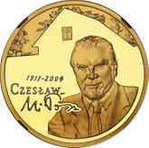 Reverse 200 Zlotych 2011 MW RK 100th Birthday of Czesław Milosz