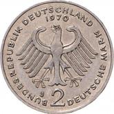 Reverse 2 Mark 1969-1987 Konrad Adenauer