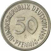 Obverse 50 Pfennig 1969 G
