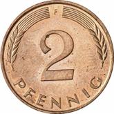 Obverse 2 Pfennig 1993 F