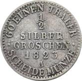 Reverse 1/2 Silber Groschen 1823 A