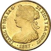 Obverse 100 Reales 1857