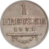 Reverse Kreuzer 1831