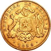 Obverse 5 Pesos 1859 So