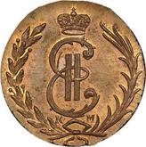 Obverse 1 Kopek 1771 КМ Siberian Coin