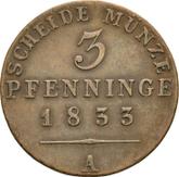 Reverse 3 Pfennig 1833 A