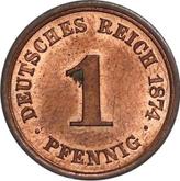 Obverse 1 Pfennig 1874 A