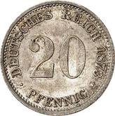 Obverse 20 Pfennig 1873 B
