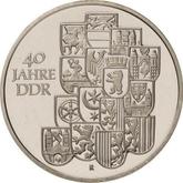 Obverse 10 Mark 1989 A 40 years of GDR