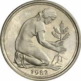 Reverse 50 Pfennig 1983 J