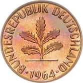 Reverse 2 Pfennig 1964 G