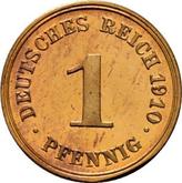 Obverse 1 Pfennig 1910 F