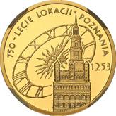 Reverse 100 Zlotych 2003 MW UW 750 years of Poznan