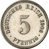 Obverse 5 Pfennig 1906 F