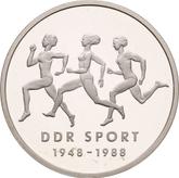 Obverse 10 Mark 1988 A Sports of GDR