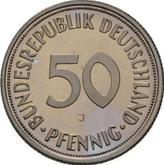 Obverse 50 Pfennig 1950 J