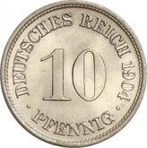 Obverse 10 Pfennig 1904 F