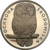 Reverse 1000 Zlotych 1986 MW ET Pattern Owl