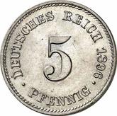 Obverse 5 Pfennig 1896 E
