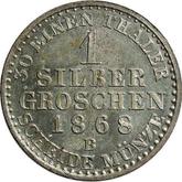 Reverse Silber Groschen 1868 B