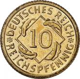 Obverse 10 Reichspfennig 1933 G