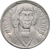 Reverse 10 Zlotych 1965 MW JG Pattern Nicolaus Copernicus