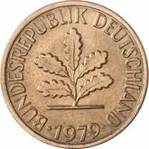 Reverse 1 Pfennig 1979 G