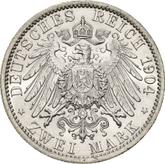 Reverse 2 Mark 1904 A Prussia